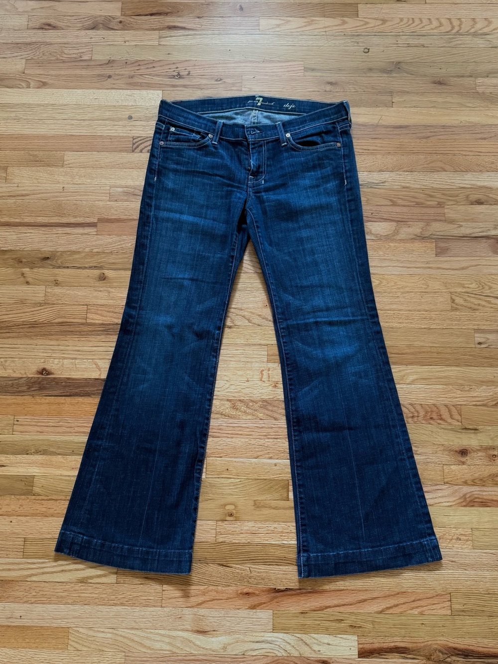 7 For All Mankind Dark Wash Bootcut Jeans